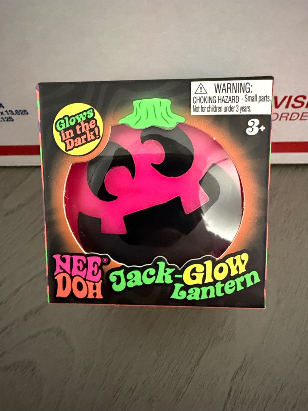 NeeDoh Jack-Glow Lantern Kids Toy - Pink